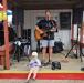 Joey Fitz had some help on guitar from young Caden.